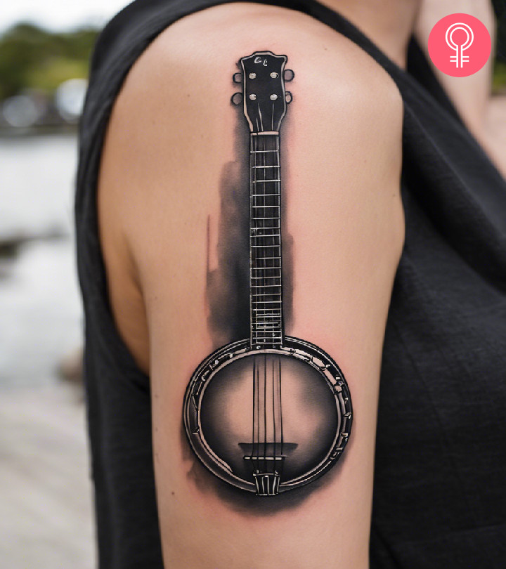 Let the melodies of the five strings inspire your next ink.  