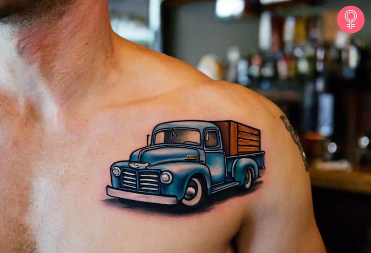 8 Unique Truck Tattoo Ideas For Making A Statement - 10