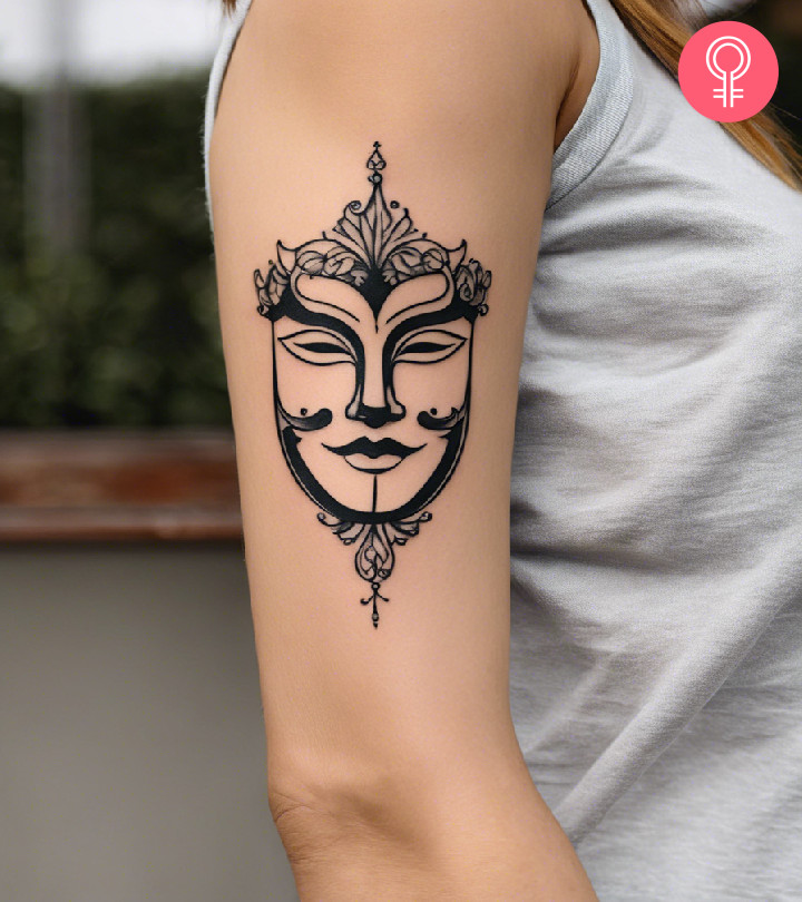 8 Amazing Drama Mask Tattoo Ideas And Their Meanings