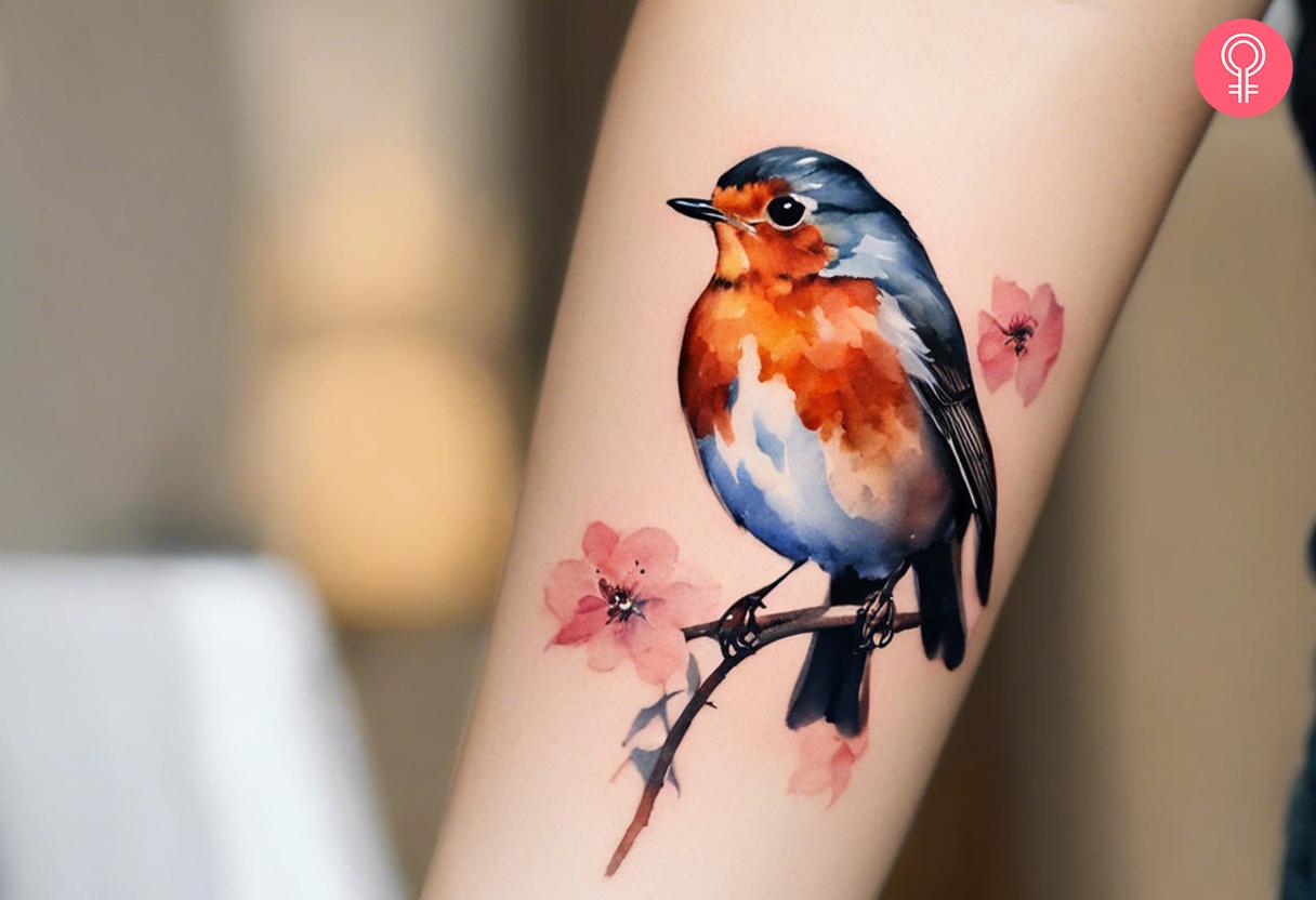 8 Amazing Robin Tattoo Designs And Meanings - 26