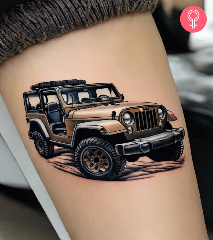 8 Adventurous Jeep Tattoo Ideas For Riders That Look Amazing