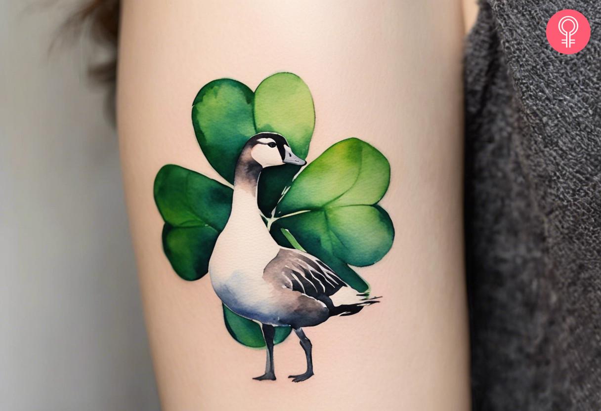 8 Adorable Goose Tattoo Ideas With Their Meanings