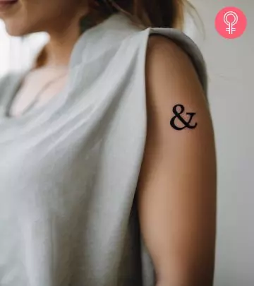 Ink ‘togetherness’ with unique ampersand tattoo designs and embody their deep meanings!