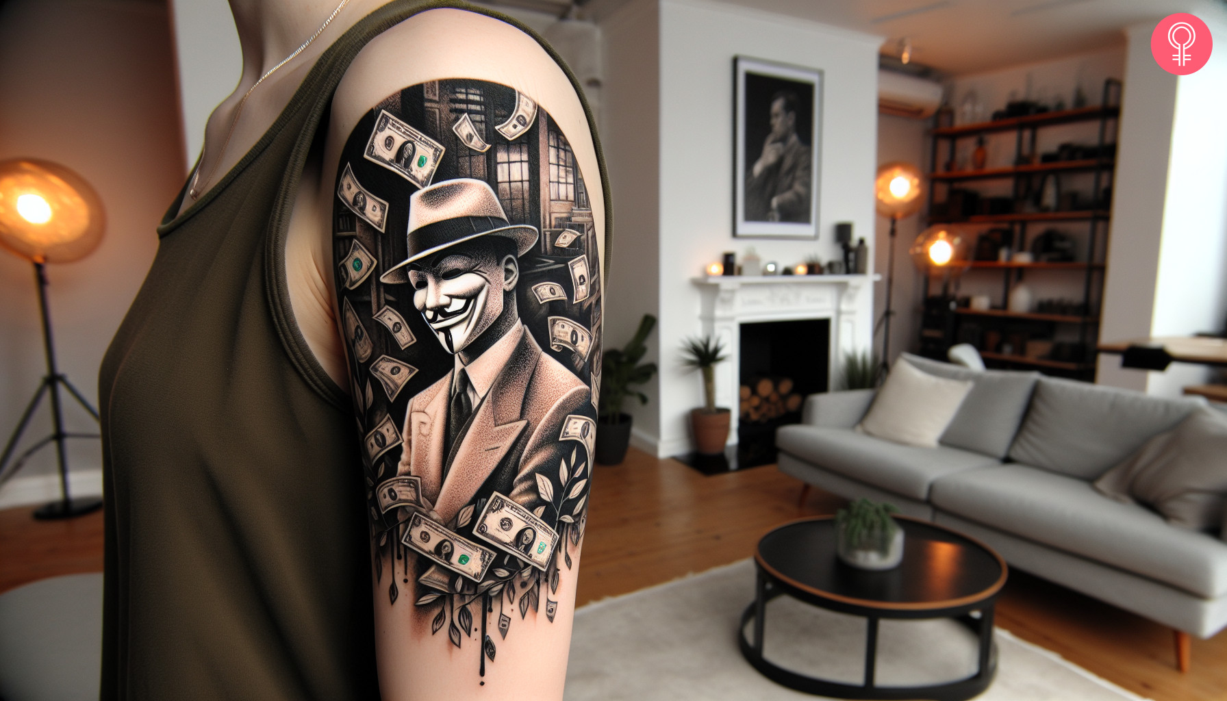 An Al Capone Arm tattoo