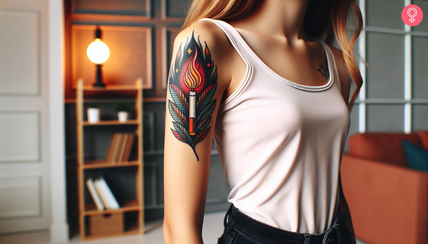 8 Stylish Cigarette Tattoo Ideas With Their Meanings - 15