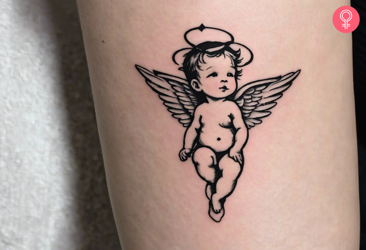 Baby Cupid Tattoo