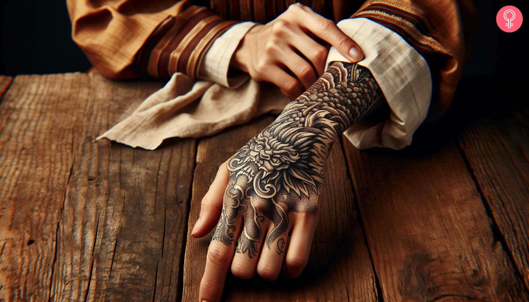 Beast hand tattoo