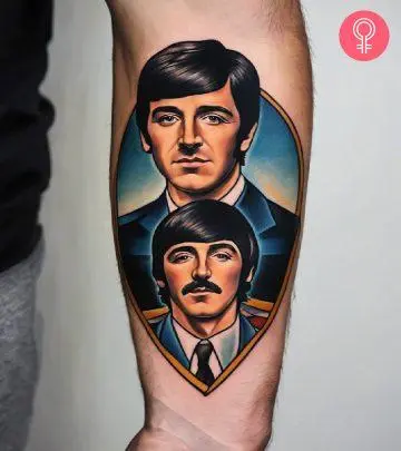 Rock the timeless magic of Beatles tattoos that start dialogues and forge connections!