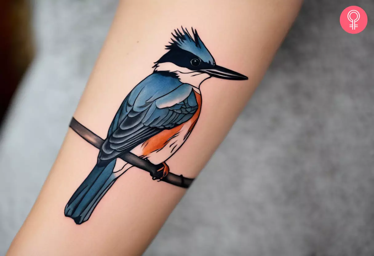 8 Simple Kingfisher Tattoo Ideas With Meaning - 59