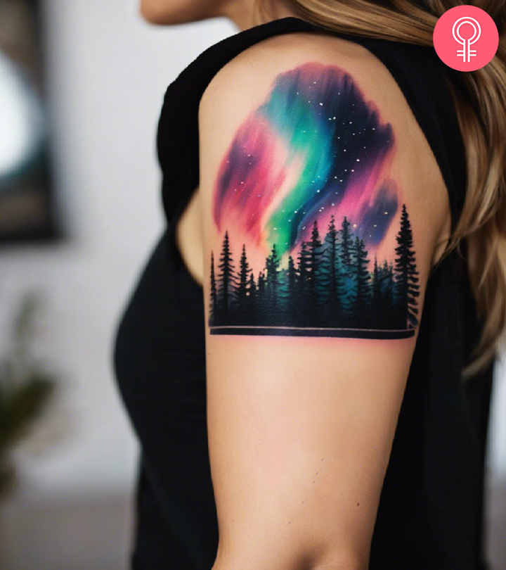 Capture the celestial beauty of the Northern lights on your skin and gleam up your soul. 