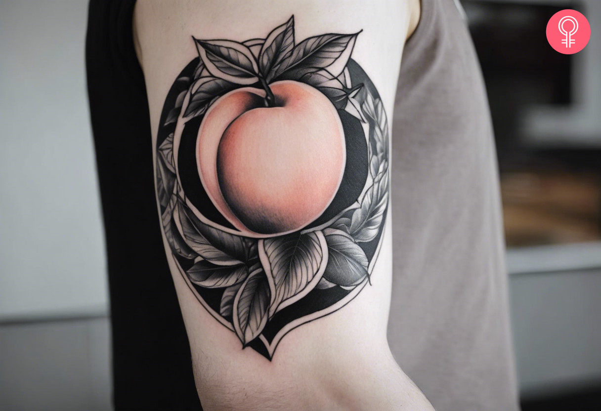 8 Stunning Peach Tattoos  Sweet   Symbolic Designs With A Fruity Flair - 98