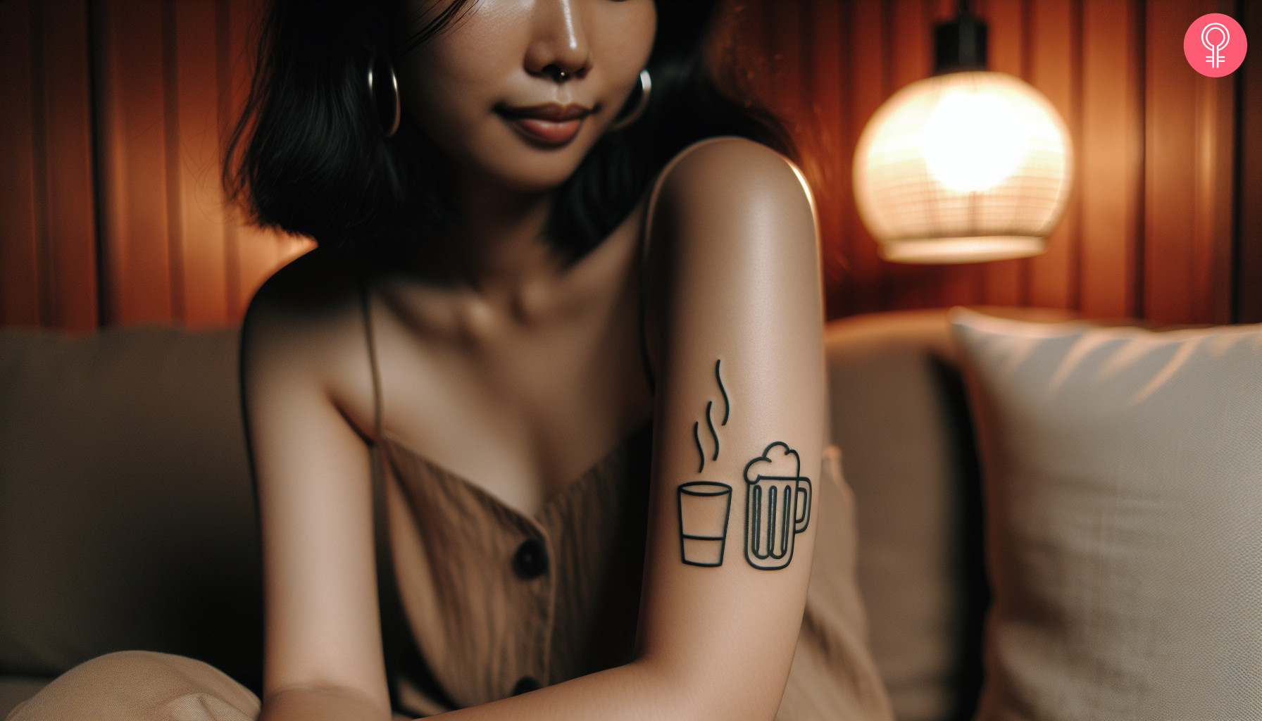 Coffee and beer tattoo