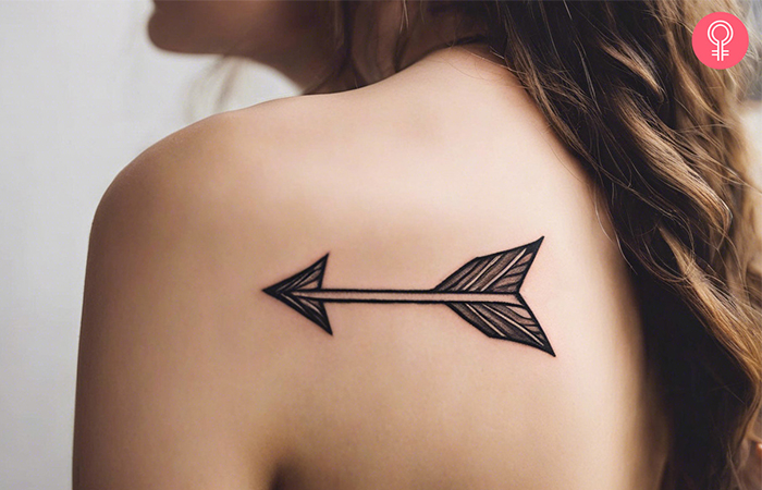 Cupid Arrow Tattoo