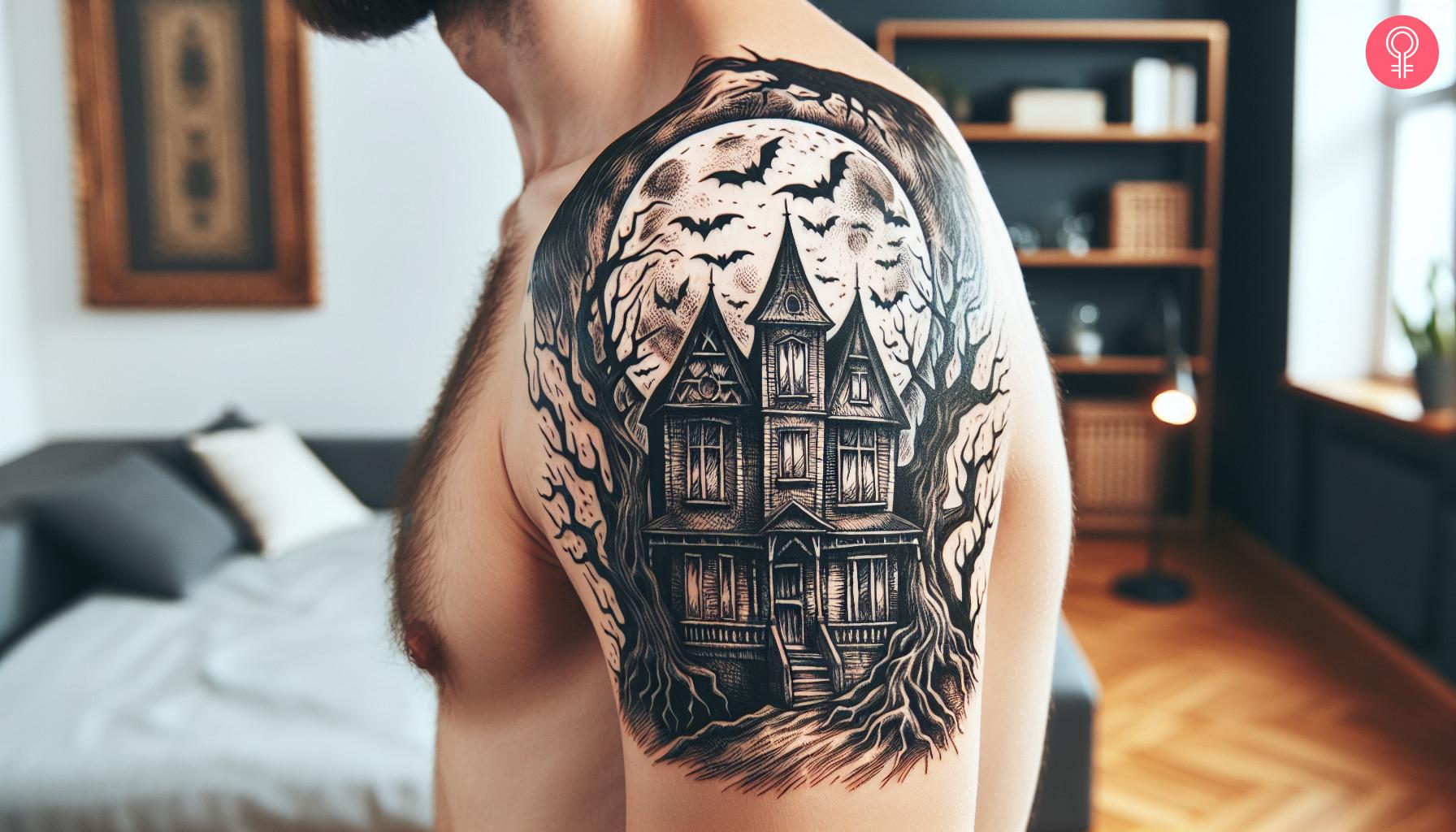 8 Amazing House Tattoo Design  Ideas with Meanings - 26