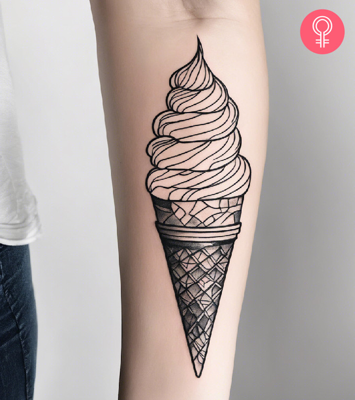 Express your love for eating with ink that says all about your comfort food.
