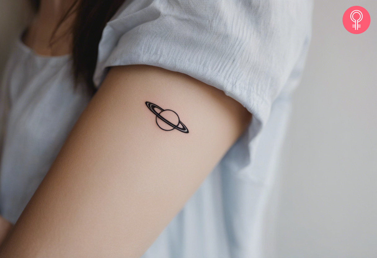 8 Stunning Saturn Tattoo Designs For Cosmic Enthusiasts - 98