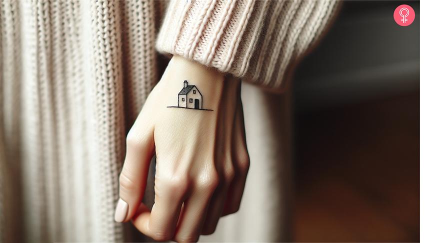 8 Amazing House Tattoo Design  Ideas with Meanings - 82