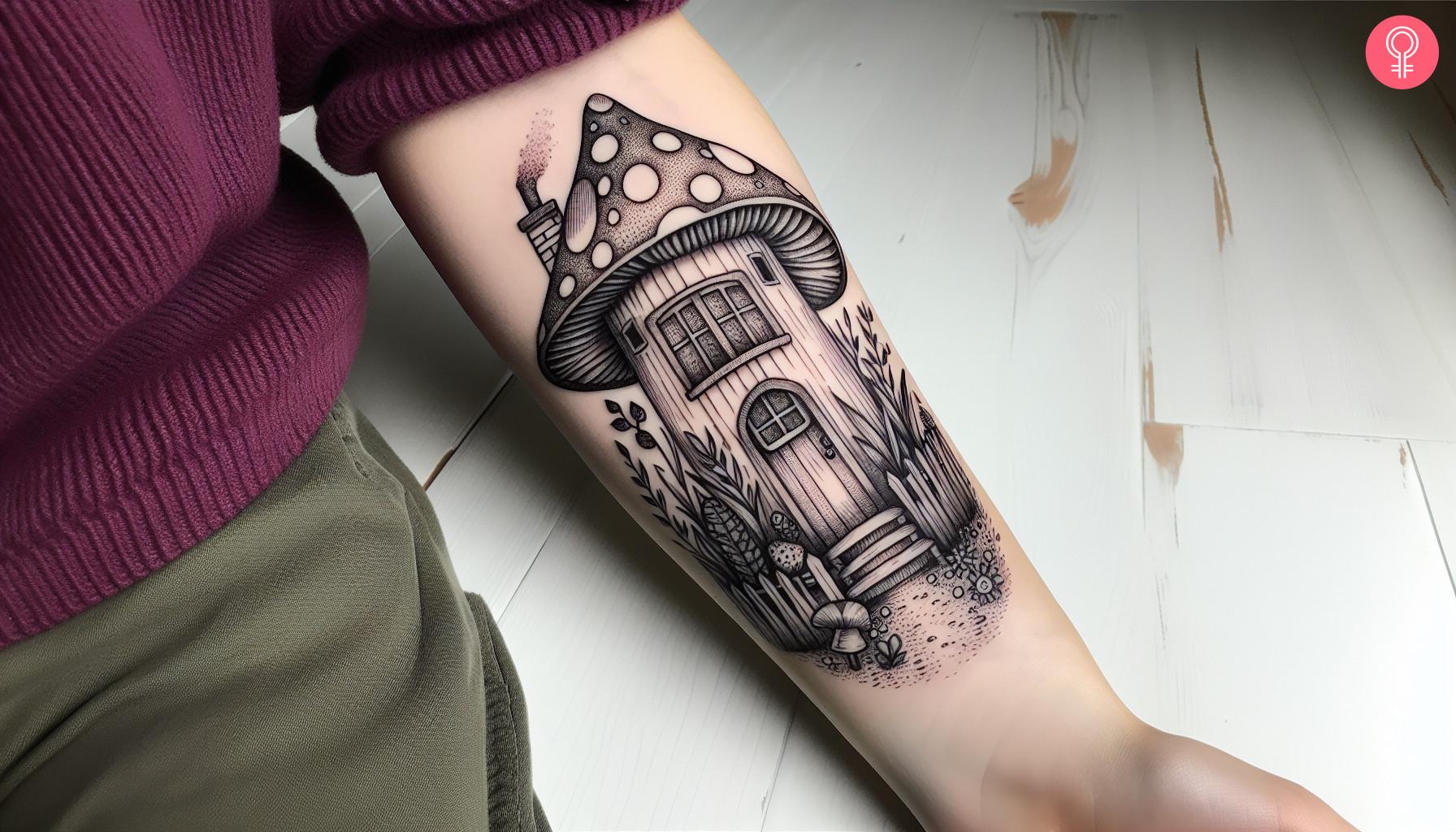 8 Amazing House Tattoo Design  Ideas with Meanings - 28