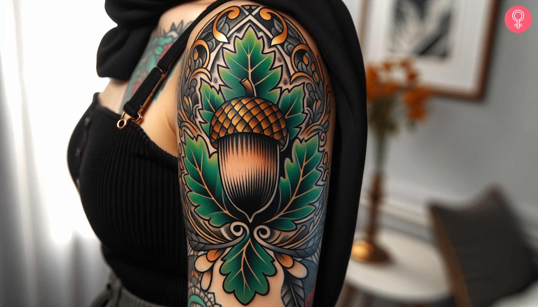 8 Beautiful Acorn Tattoo Designs For Nature Lovers - 98