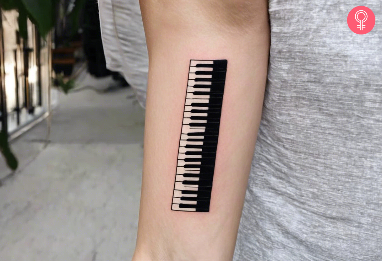 8 Elegant Piano Tattoo Ideas For Music Enthusiasts - 66