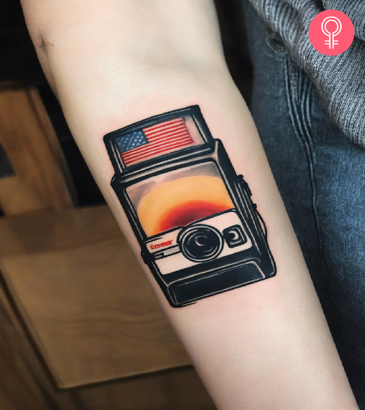 Snap up some style with quirky polaroid tattoo designs - true vintage flair!