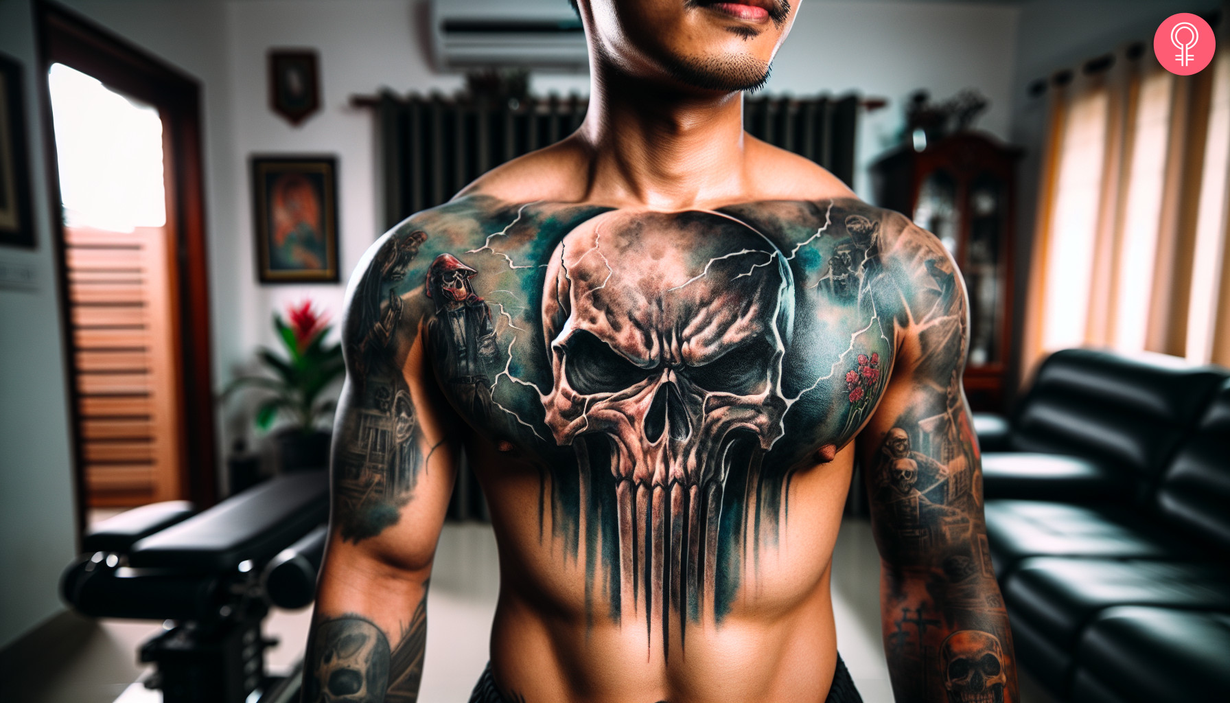 8 Awesome Punisher Skull Tattoo Ideas With Their Meanings - 96