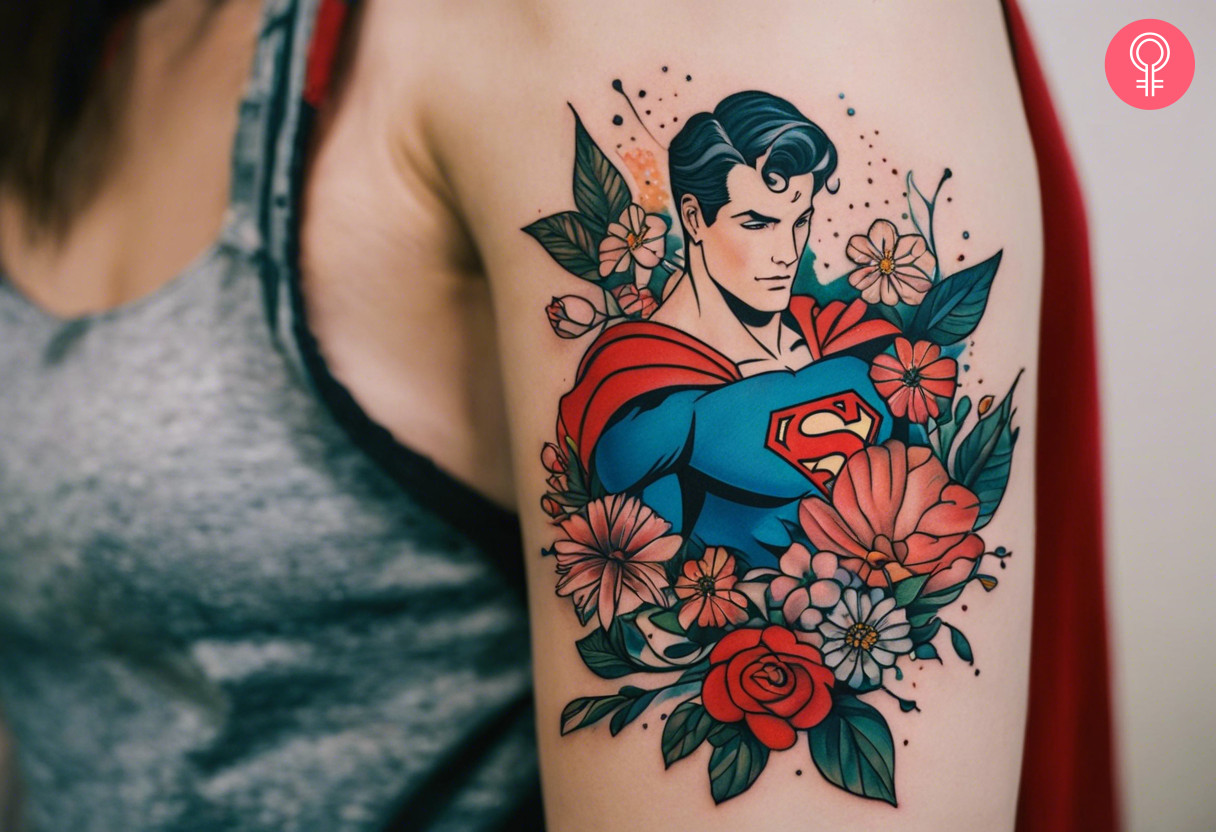 8 Superman Tattoo Ideas for Those Who Believe in Heroes - 74