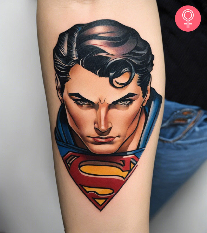 Take flight and wear the shield with pride as you ink the Man of Steel on your skin!