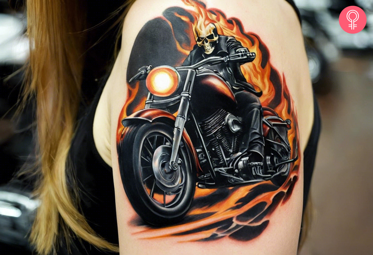 8 Amazing Ghost Rider Tattoos For Marvel Comics Fans