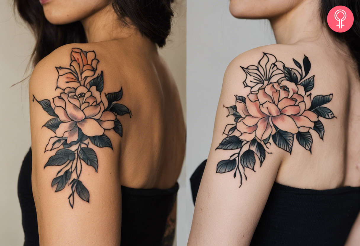 Traditional Twin Tattoo