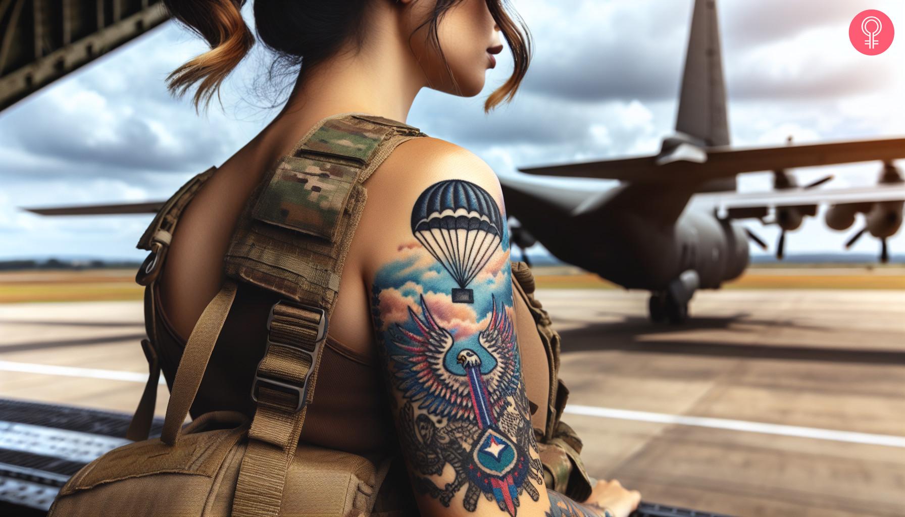 8 Frightening Airborne Tattoo Ideas With Their Meanings