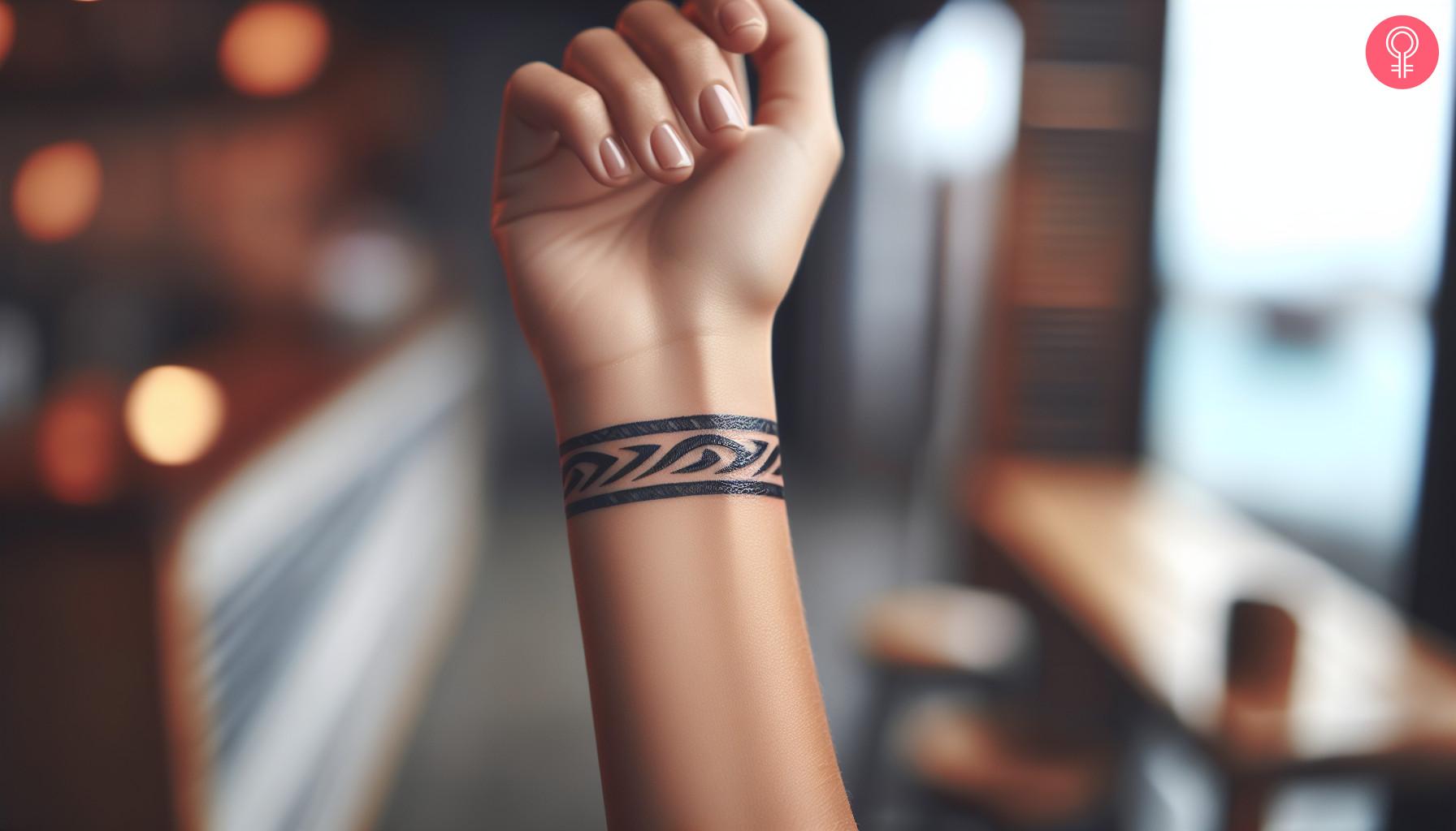 8 Captivating Two Line Tattoo Ideas For Balanced Beauty - 17