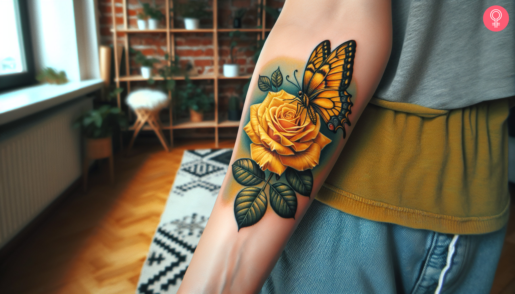 8 Amazing Yellow Butterfly Tattoo Idea Designs And Meanings - 71