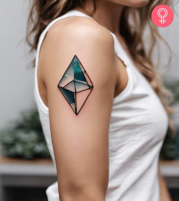 Embrace resilience with a broken glass tattoo – a stunning symbol of strength!