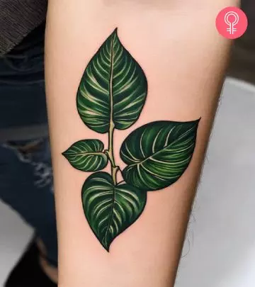 Flaunt your love for plants and nature with some beautiful and bold body art!