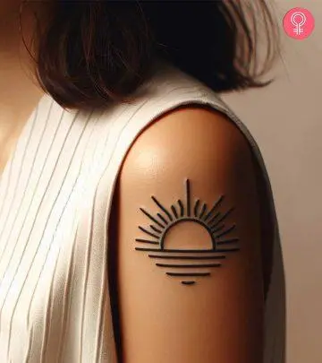 Embrace the power of tribal sun tattoos and light up your path.