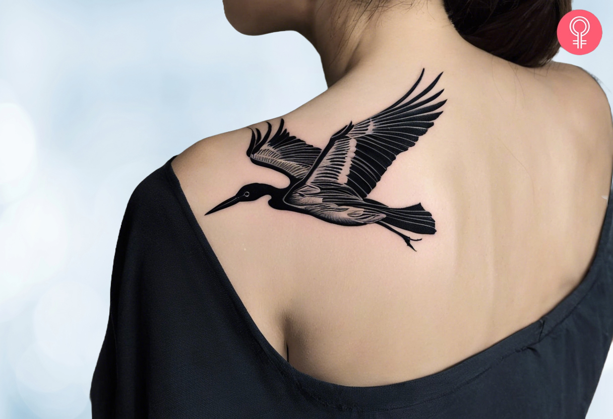 8 Stunning Heron Tattoo Ideas For Nature Lovers - 20