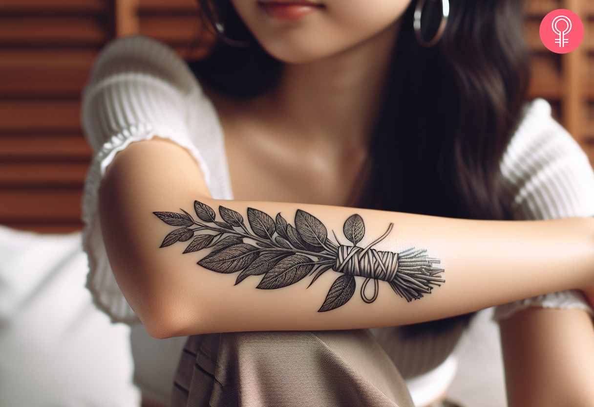 8 Meaningful Sage Tattoo Ideas With Meanings - 93