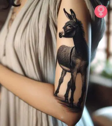 8 Best And Minimalist Donkey Tattoo Ideas With Meanings