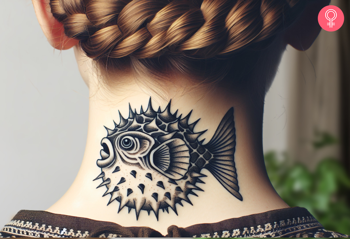 8 Puffer Fish Tattoo Ideas With Meanings - 7