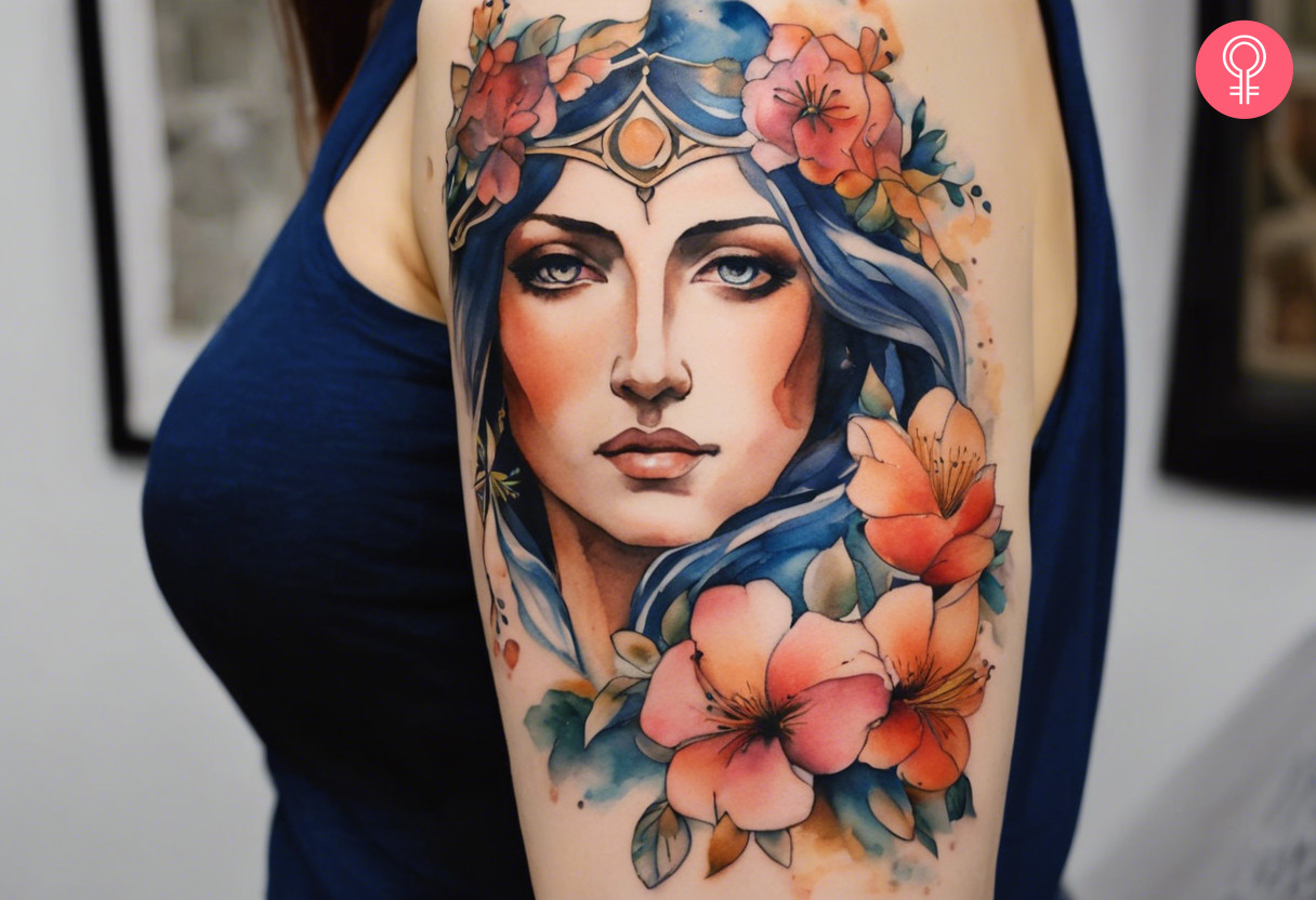 8 Stunning Aphrodite Tattoo Ideas To Redefine Your Look - 37