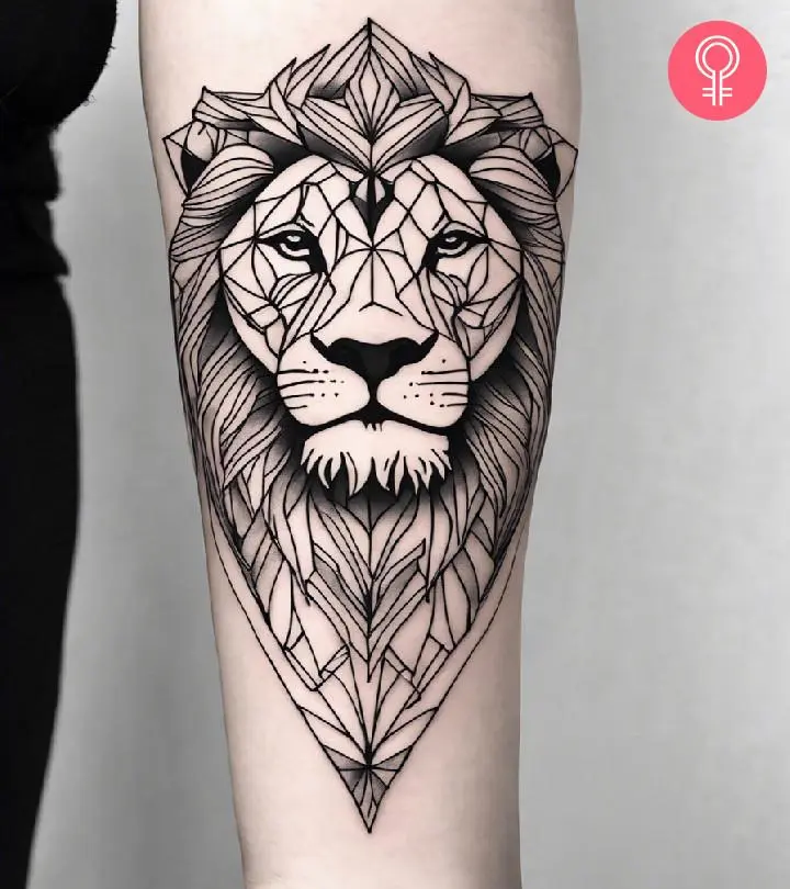 8 Best Geometric Lion Tattoo Design ideas For Both Men and Women