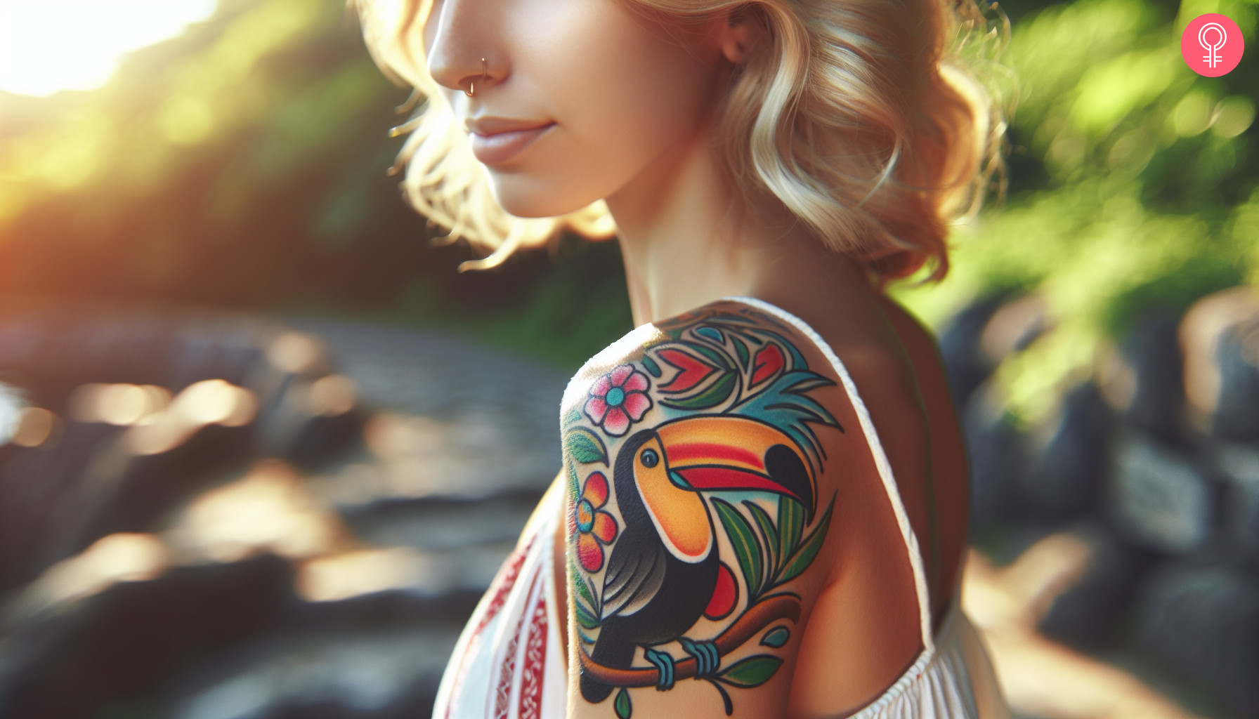 Toucan Shoulder Tattoo