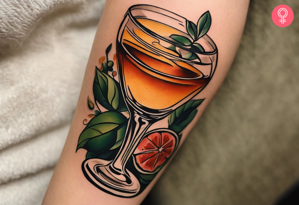 8 Amazing Cocktail Tattoo Designs With Meaning