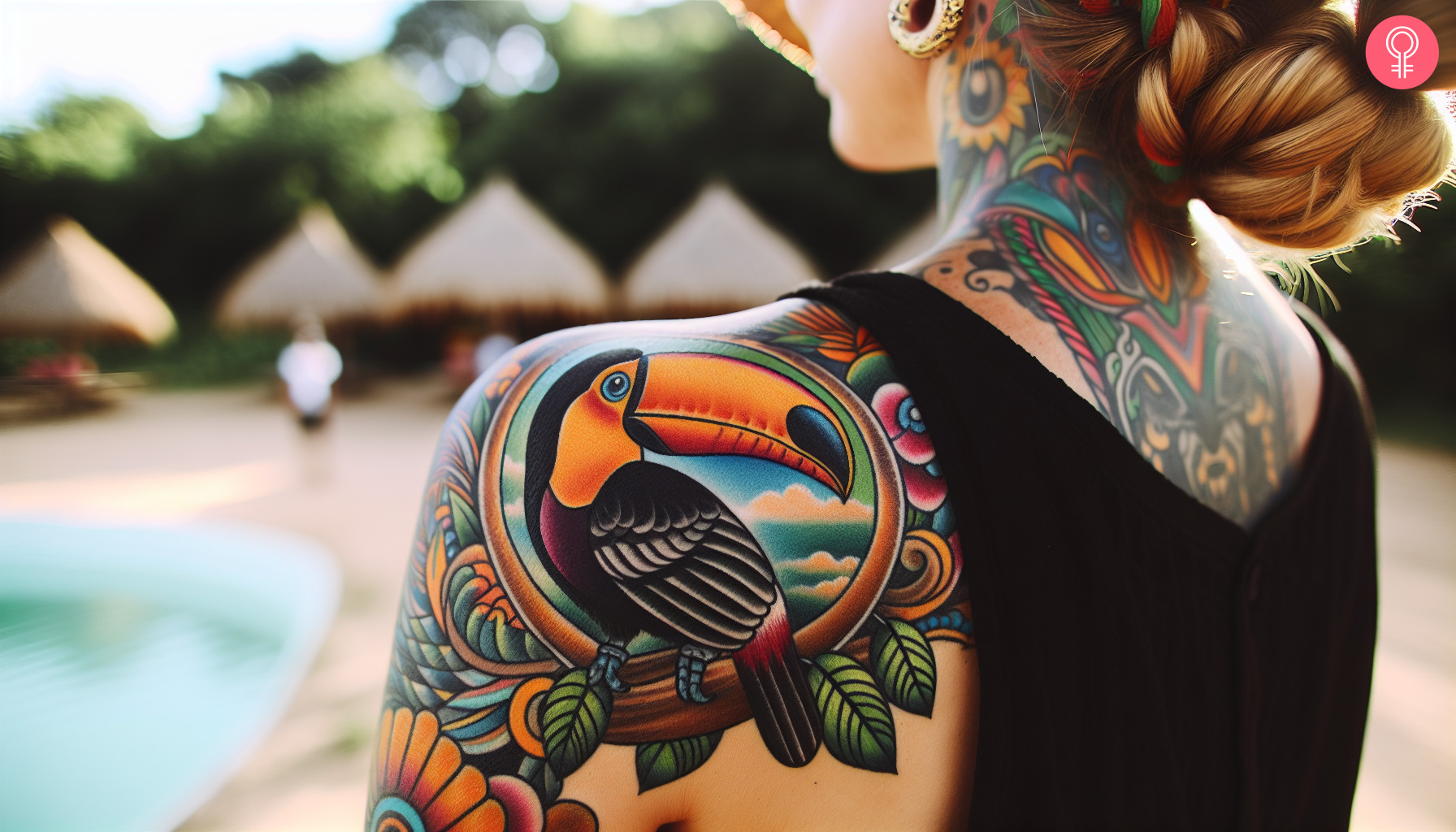 Traditional Toucan Tattoo