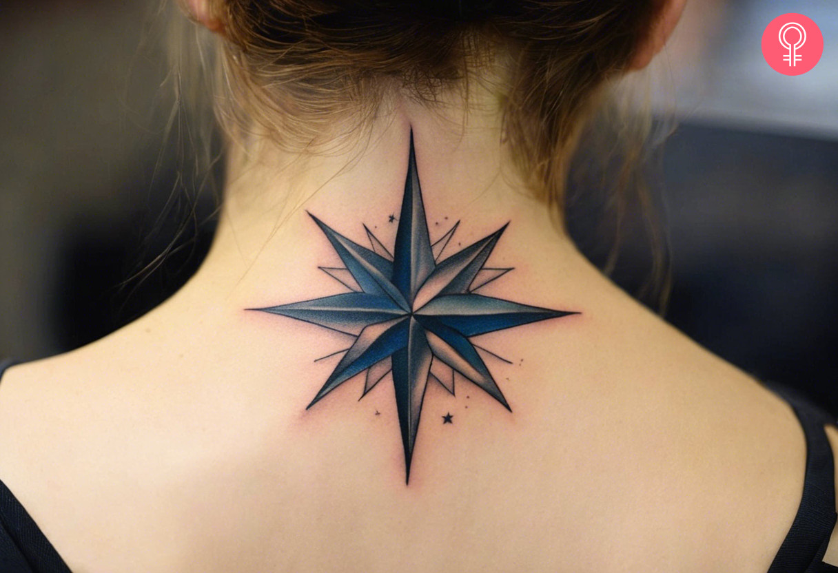 8 North Star Tattoo Designs  Meanings and Variations - 37