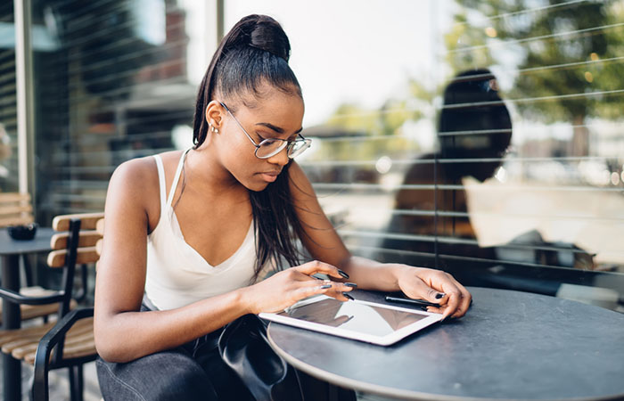 A quick weave high ponytail hairstyle