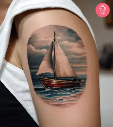 Let your love for freedom and adventure guide add to your body art. 