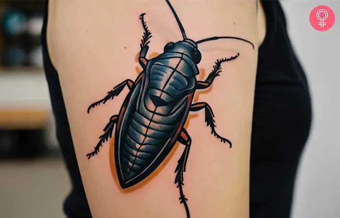 8 Creepy Cockroach Tattoo Designs And Ideas