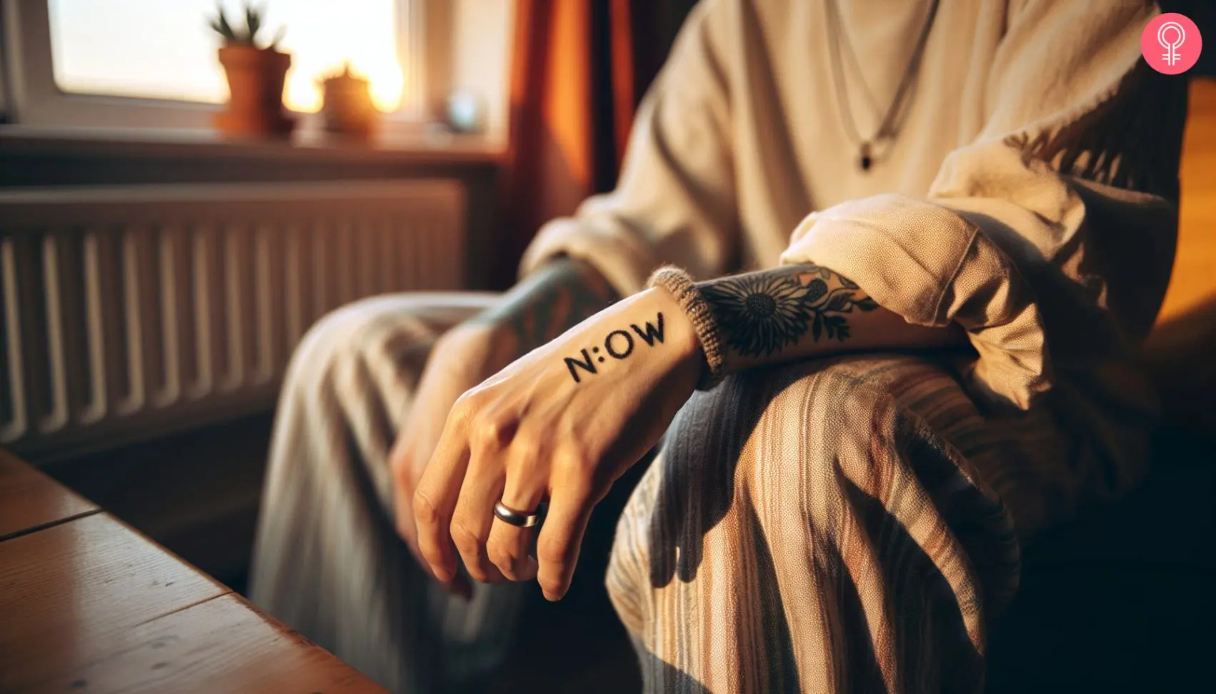 A woman with a time is now tattooed on her hand